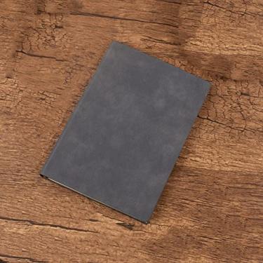 Imagem de Diário de negócios simples A5 bandagem macia para escritório engrossar caderno diário planejador agenda agenda bloco de notas 100 folhas, azul, A5