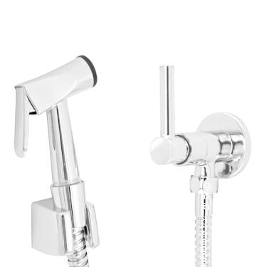 Imagem de Ducha Higiênica Banheiro Vol. C-72 Cromado Mangueira 120Cms