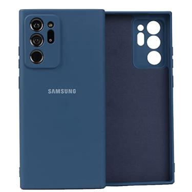 Imagem de Para Samsung Galaxy Note 20 Ultra 5G Note20 Note20 Ultra Case Proteção de Câmera Capa de Silicone Macio Concha Protetora de Toque Sedoso, Lago Azul, Para Nota 20