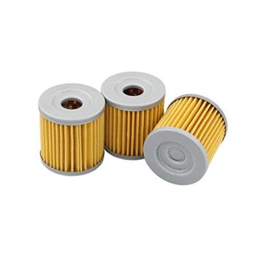 Imagem de MOTOKU Pacote com 3 filtros de óleo para LT-Z400 LTZ400 Quadsport LTR450 Quadracer DRZ400 DRZ400E DRZ400S DRZ400SM KFX400 KLX400 400