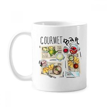 Imagem de Gourmet Bar Bife Sopa Lemonada Caneca Cerâmica Café Porcelana Utensílios de Mesa