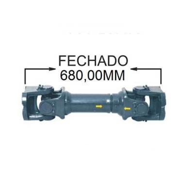 Imagem de CARDAN COMPLETO ENTRE EIXO 680MM MB L2638 LK2638 LS2638 MB
