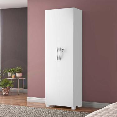 Imagem de Armário Multiuso 2 Portas com Pés NT 4020 Notável Móveis - Branco New