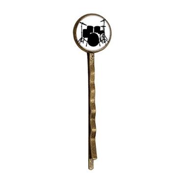 Imagem de Kit de bateria de música musical Energy Retro Metal Hair Bobby Pin Headwear