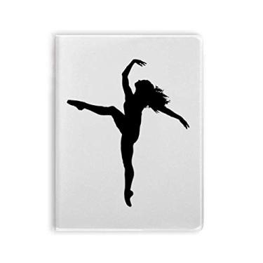 Imagem de Caderno de arte para dançarinos esportivos de dança com capa de goma Diário de capa macia