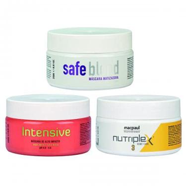 Imagem de Macpaul Kit Máscara Nutriplex, Intensive e Safe Blond 250g