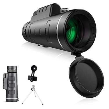 Imagem de 40 X 60 Super Zoom Monocula Telescope de alta definição para viagens na praia Suporta Smartphone Tire fotos ao ar livre para observação de pássaros