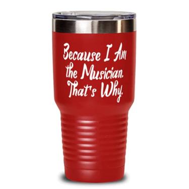 Imagem de Presente de músico motivacional, Because I Am the Musician. É por isso que a mordaça de 850 g da Coworkers