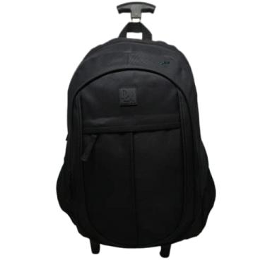 Imagem de Mochila Executivo Com Rodinhas Adulto Preta Trabalho Escola Top