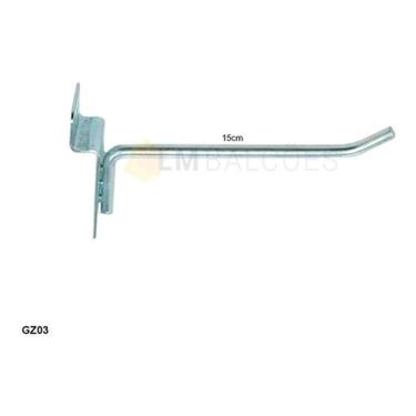 Imagem de Ganchos Para Painel Canaletado 50unid  - 10, 15, 20, 25 Cm