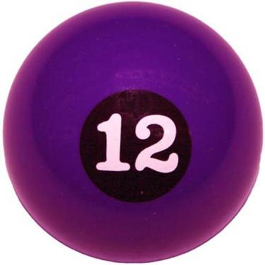 Imagem de Bola Numero 12 Dose Sinuca Bilhar Snooker Numerada