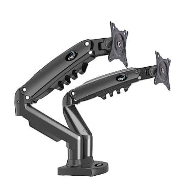 Imagem de Suporte Ergonômico Articulado de Mesa Full-Motion com Pistão a Gás pra 2 Monitores de 17'' a 35'' - AF160N ELG