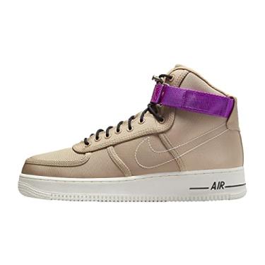 Imagem de Nike Tênis de basquete masculino Air Force 1 '07, Cânhamo/cânhamo-fúcsia sonho - preto, 8