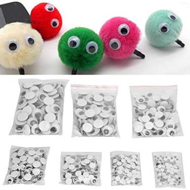 Imagem de Wiggly Olhos Acessórios Adesivos Bonecas Atividades Suprimentos Brinquedos 700 Pçs Decoração Diy Polímero Mexer Olhos (Adesivo)