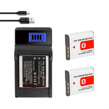 Imagem de Bateria para Sony Cyber-Shot  Baterias para Sony Cyber-Shot  DSC-W100  DSC-WX1  DSC-H50  DSC-H55