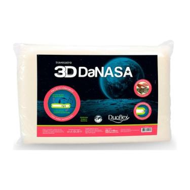 Imagem de Travesseiro 3D Nasa Baixo  - Espuma Viscoelástica - Duoflex