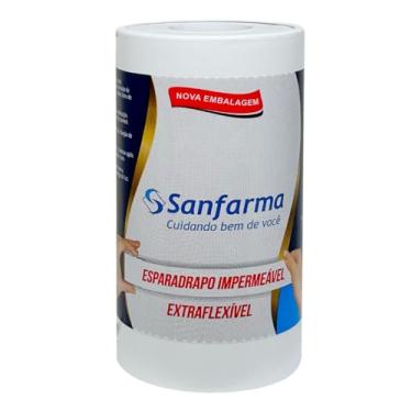Imagem de Sanfarma, Esparadrapo Impermeavel Sanfarma Branco 100mm x 4,5m 3 Unid