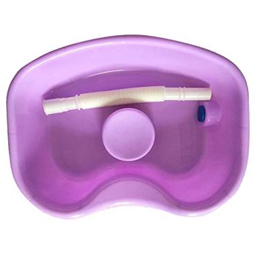 Imagem de menolana Suporte de Cabeça para Banho de Shampoo, Bandeja de Lavagem para Casa, Acessório Prático, Mangueira rosa 130cm