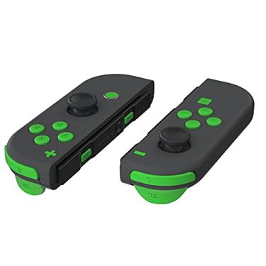 Imagem de eXtremeRate Molas de botão de gatilho verde de substituição ABXY Direction Keys SR SL L R ZR ZL, kit completo de reparo de botões com ferramentas para Nintendo Switch Joy-con - capa JoyCon não incluída
