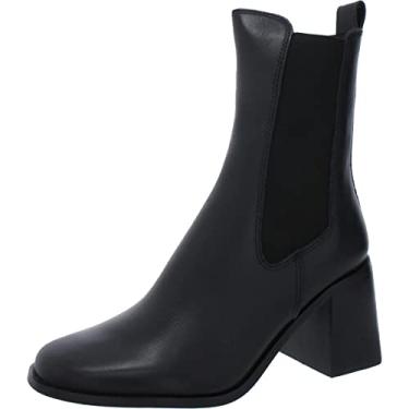 Imagem de Steve Madden Women's Argent Fashion Boot, Black Leather, 7.5