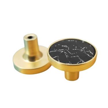 Imagem de Puxadores da cozinha da mobília do armário da gaveta para o botão do armário da porta da gaveta da mobília O botão da cozinha decora o gancho de suspensão da parede, m, mármore preto