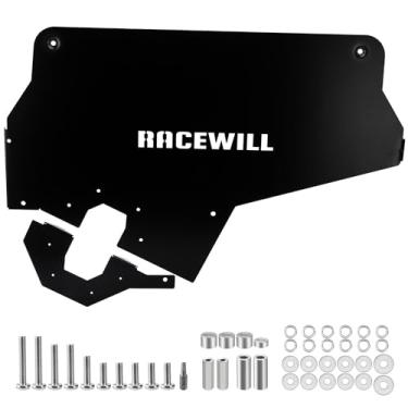 Imagem de Racewill Escudo antifurto para conversor catalítico, escudo catalítico de liga de alumínio de grau premium, protetor de conversor catalítico, compatível apenas com SUV híbrido RAV4 2019-2023