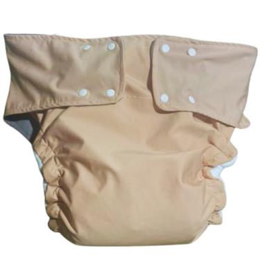 Imagem de Fralda de Pano Ecológica AURORINHA SUSTENTÁVEL Tamanho Geriátrico 40kg/90kg 70kg/120kg (Rosa, Adulto 40kg/90kg (cintura de até 100cm))