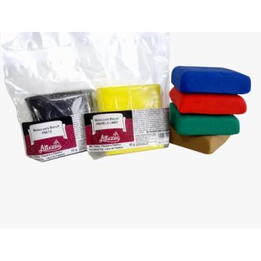 Imagem de Massa Para Biscuit Colorida Altezza 12x90g Sortidos