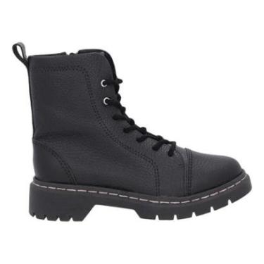 Imagem de Bota Feminina Coturno Salto Plataforma Tratorada Usaflex Preto 38 BR-Feminino