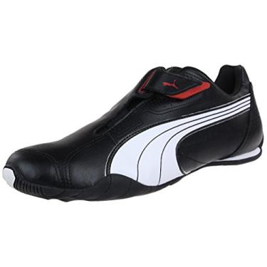 Imagem de PUMA Tênis masculino Redon Move, Preto/Branco/Vermelho de Alto Risco, 42
