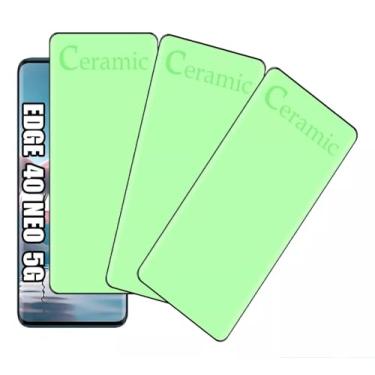 Imagem de 03x Películas Ceramica Clear HD 9D Para Motorola Moto Edge 40 Neo 5g