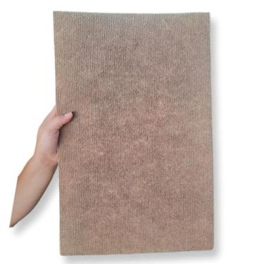 Imagem de Arranhador para Gatos Adesivo de Carpete 1 metro quadrado (7un x 31x48cm) (Bege)