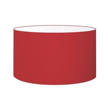 Imagem de Cúpula Abajur Cilíndrica Cp-8023 Ø50x21cm Bordô