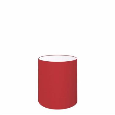 Imagem de Cúpula Abajur Cilíndrica Cp-8001 Ø13x15cm Bordô