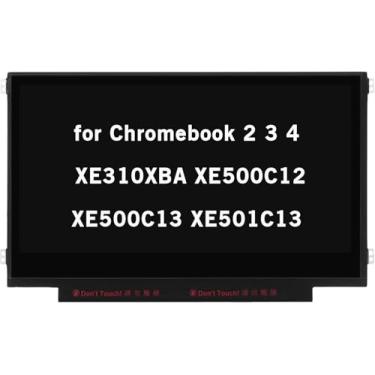 Imagem de HOYRTDE Tela de substituição de tela de 11,6 polegadas B116XTN02.3 para Samsung ChromeBook 3 4 XE500C13 XE500C13-K04US XE310XBA XE310XBA-K03US HD 1366x768 30Pin LED painel de tela LCD