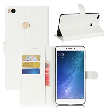 Imagem de Capa para Xiaomi Mi Max 2 – Capa carteira com suporte de couro PU Manyip para Xiaomi Mi Max 2, capa de proteção de telefone estilo empresarial, capa com [compartimentos para dinheiro e cartão]