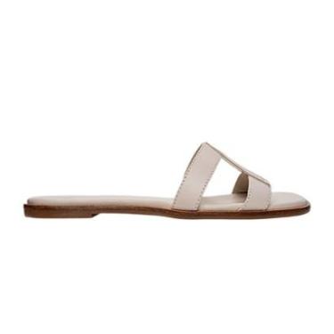 Imagem de Rasteira Feminina Carrano Flat Bege - 777007-Feminino