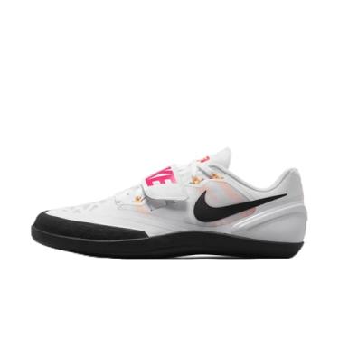 Imagem de Nike Tênis de arremesso Zoom Rotational 6 (685131-004, antracite/preto/limão claro/rosa feroz), Branco/preto hiper rosa - laranja a laser, 42 BR