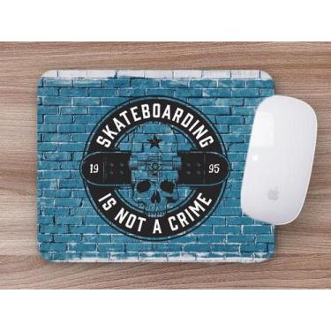 Imagem de Mouse Pad Emborrachado Personalizado Skate SK8 Skateboarding - Deluzz,