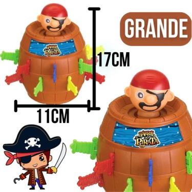 Imagem de Jogo Barril do Pirata Pula Pula Pirata Brinquedo Educativo - Art Brink