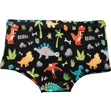 Imagem de Sunga Infantil Menino Surf Dinossauro Praia Verão Piscina Uv - anjo da
