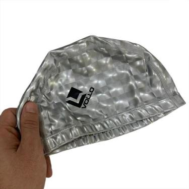 Imagem de Touca Natação em Tecido Externo e PU VN401-3 Vollo Prata