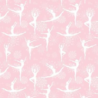Imagem de Papel Parede Adesivo Rosa Bailarina Infantil Tenn Decorativo - LRP