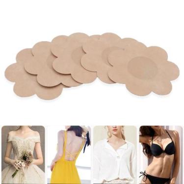 Imagem de Kit 10 Protetor Adesivo Mamilo Bico Tapa Seios Pétalas - JW SHOP