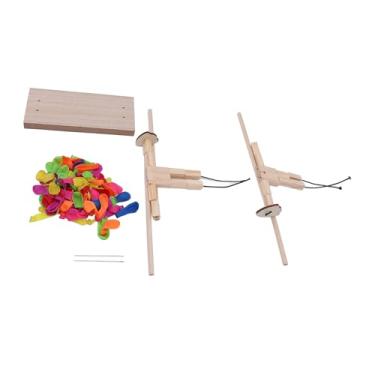 Imagem de Fantoches de Esgrima, Divertido Jogo Interativo de Batalha de Homem de Balão de Madeira para Diversão Sem Fim, Com Balões Pintáveis, Feitos à Mão