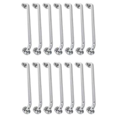 Imagem de Alça de Apoio Barra 40cm Aço Inox Kit 14 Unidades Acessibilidade Idoso
