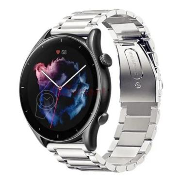 Imagem de Pulseira De Aço Inoxidável Gtr3 Pro / Gtr3 / Gtr2 / Gtr 47mm - Prata -