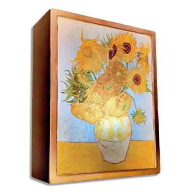 Imagem de Luminária Abajur Doze Girassóis numa Jarra de Van Gogh - Sirius Geek S