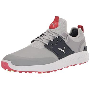 Imagem de PUMA GOLF Sapato de golfe masculino Ignite Articulate, Blazer de cintura alta puma prata-azul marinho, 15