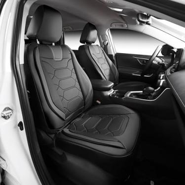 Imagem de OASIS AUTO Capas de assento personalizadas compatíveis com Toyota RAV4 2019-2025 (conjunto completo, preto)